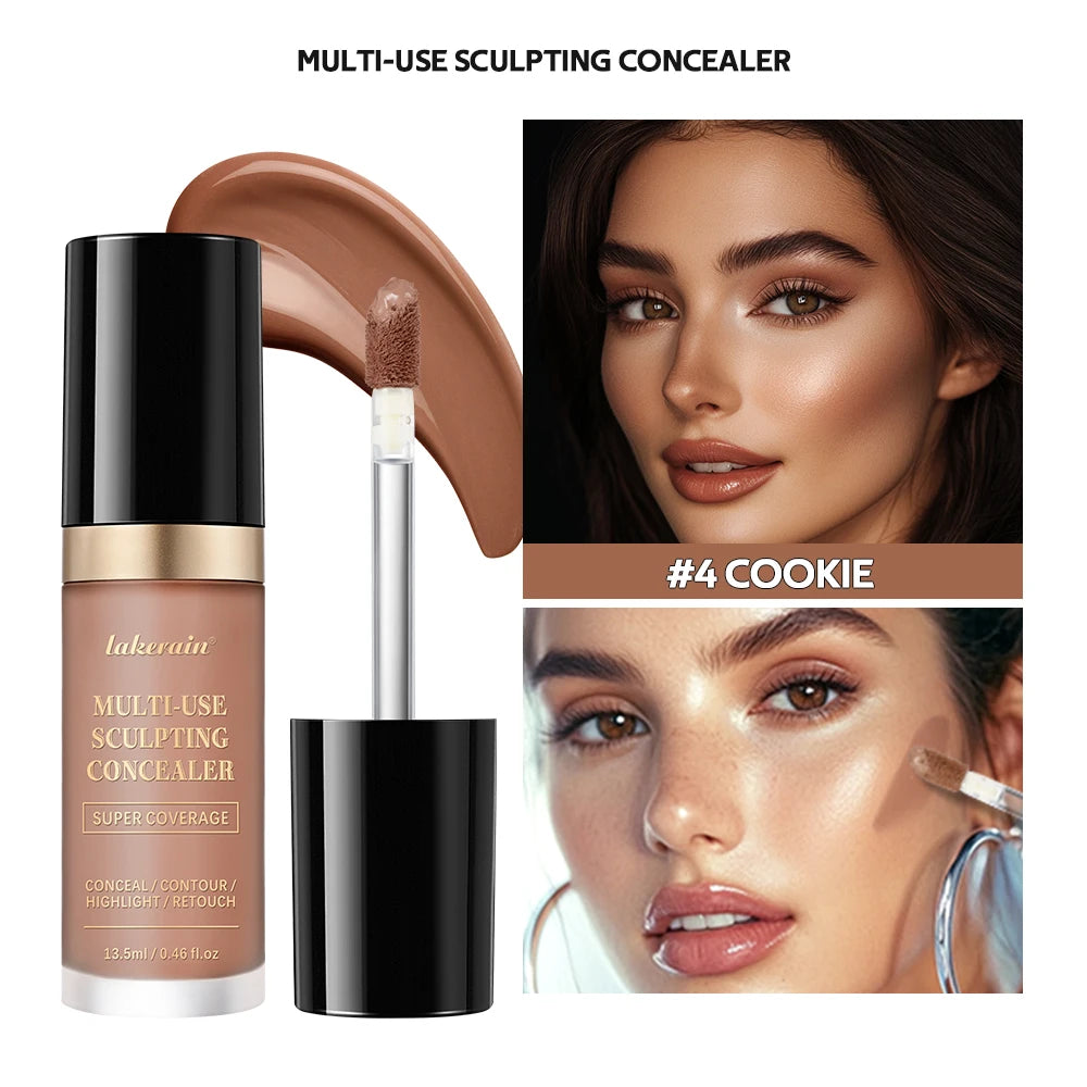 5-Color Waterproof Sculpting & Full Coverage Concealer - 19