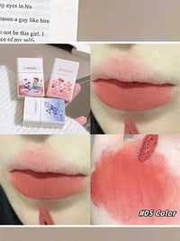 Velvet Matte Lip Clay for Soft Long-Lasting Color