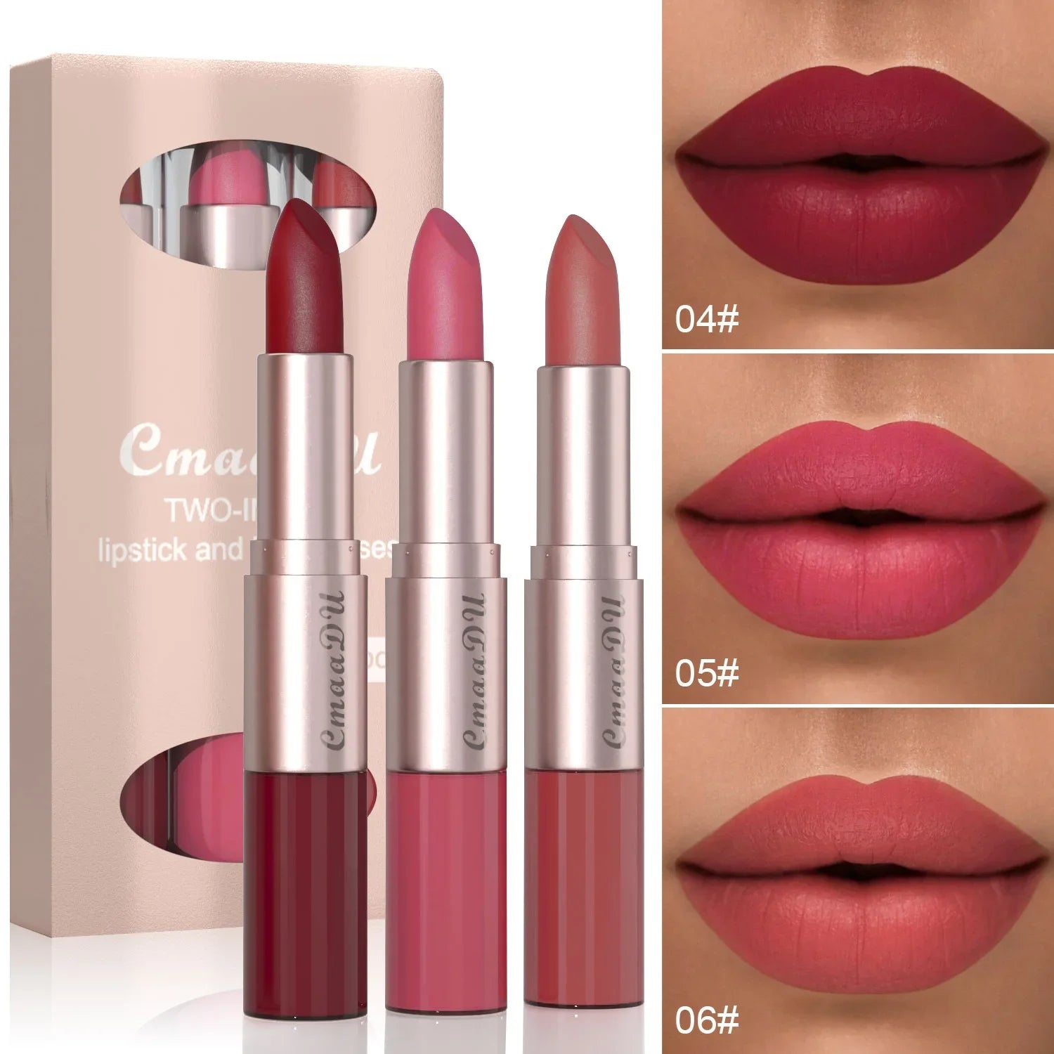 Matte Liquid Lipstick and Lip Gloss Collection Set - 19