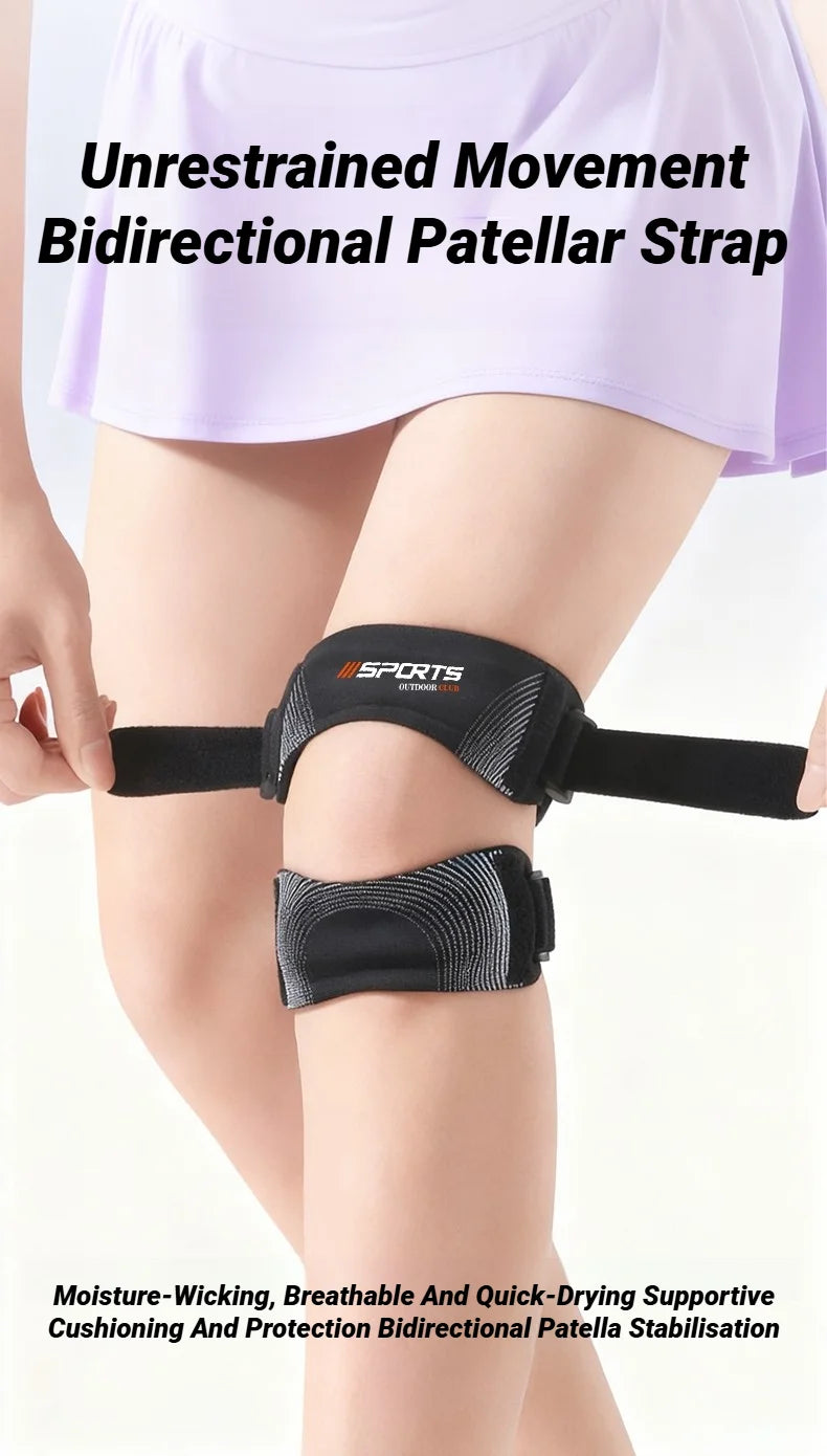 Adjustable Patella Knee Support Strap for Joint Pain Relief - 6