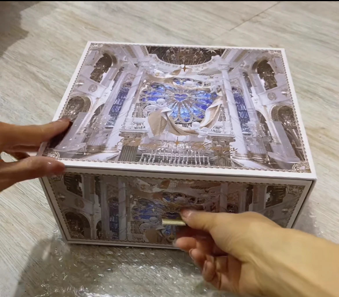 Decorative Aesthetic Makeup Storage Organizer Box - 12