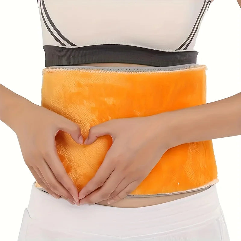 Thermal Fleece Waist Support Belt for Cold Weather - 3