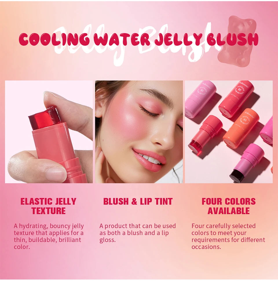 Cooling Water Jelly Tint Stick for Cheeks and Lips - 8