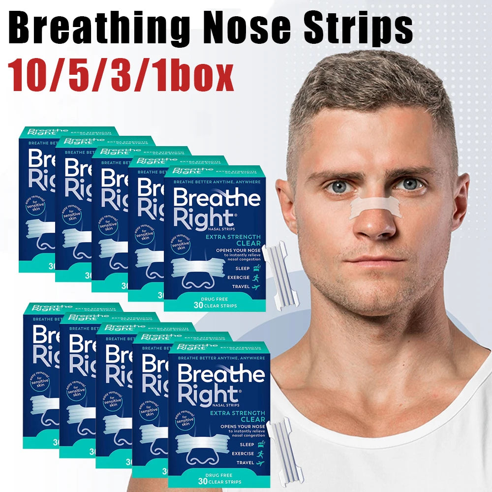 Extra Strength Nasal Strips for Sleep and Snoring Relief - 1