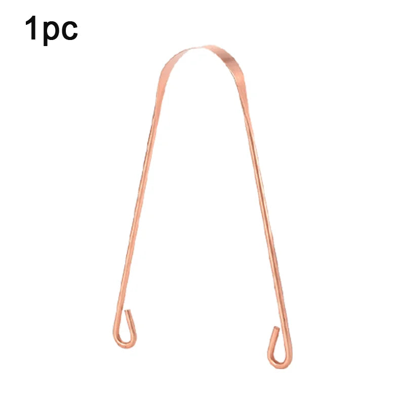 Pure Copper Tongue Scraper for Fresh Breath - 10