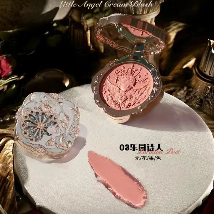 Embossed Floral Matte Blush Palette - 45