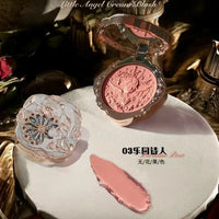Embossed Floral Matte Blush Palette