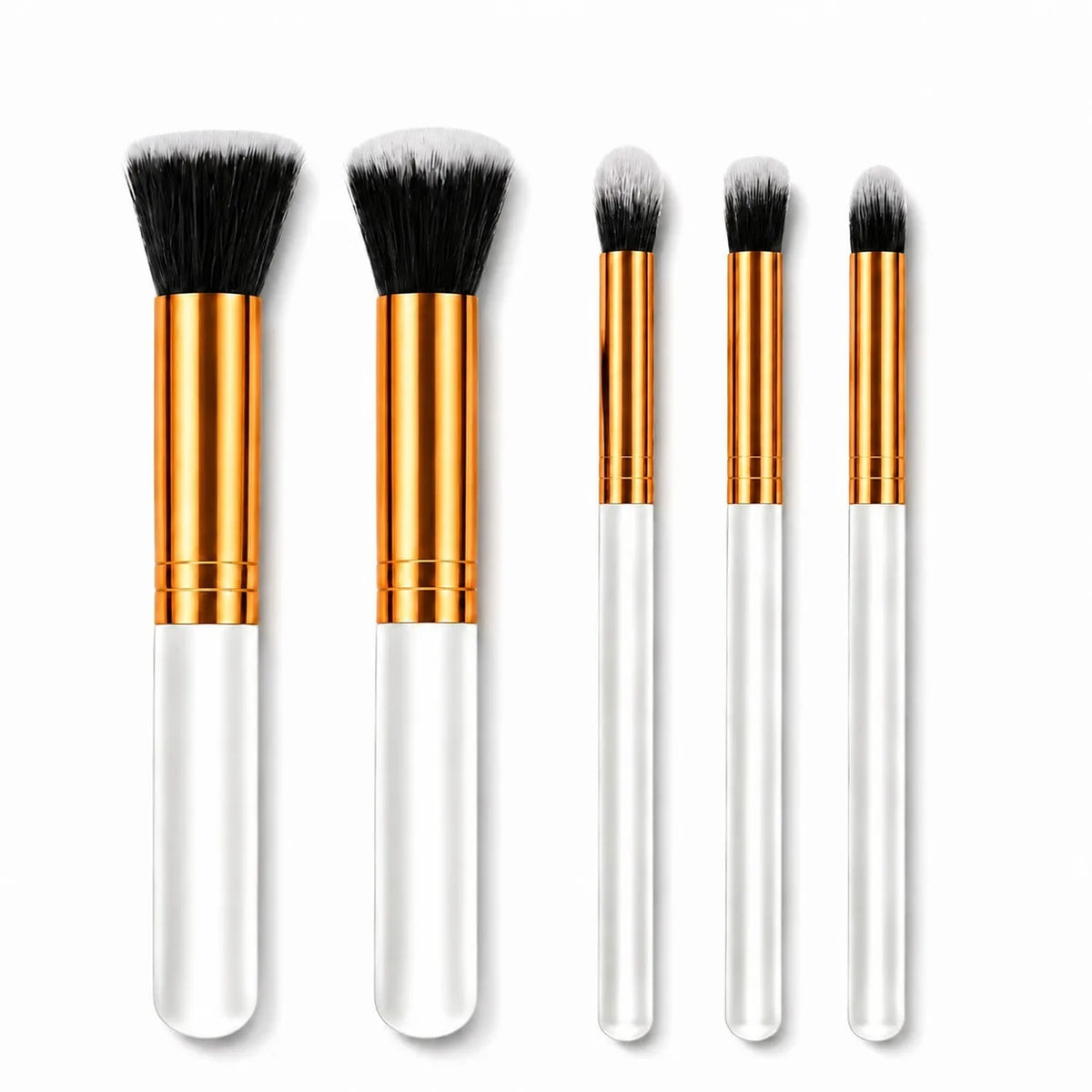 5-Piece Professional Makeup Brush Set for Flawless Application