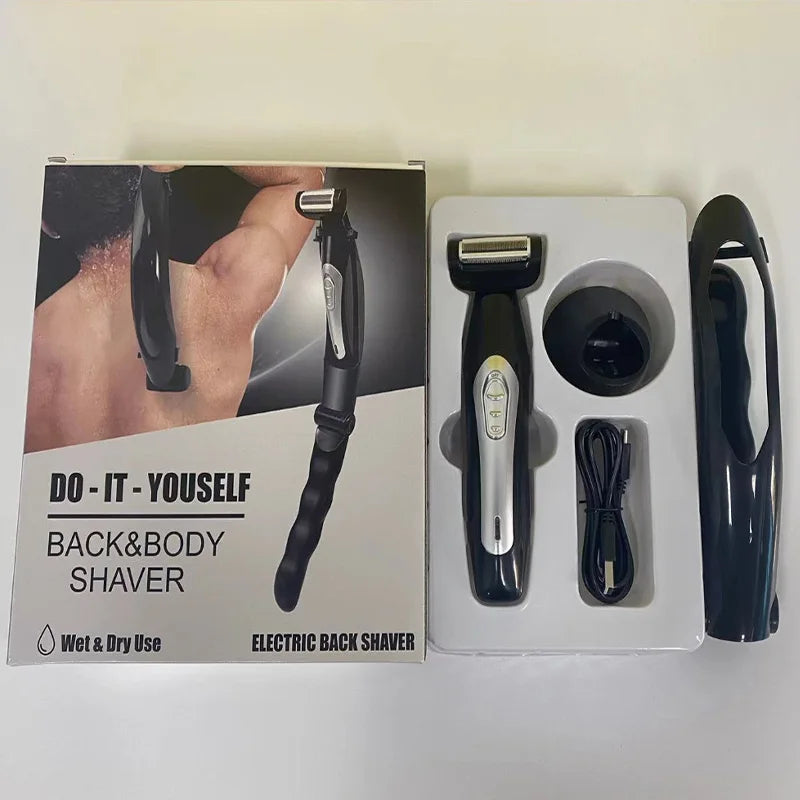 Waterproof Rechargeable Electric Back and Body Hair Trimmer - 11