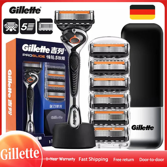 5-Blade Precision Men's Shaving Razor with Flexball Tech