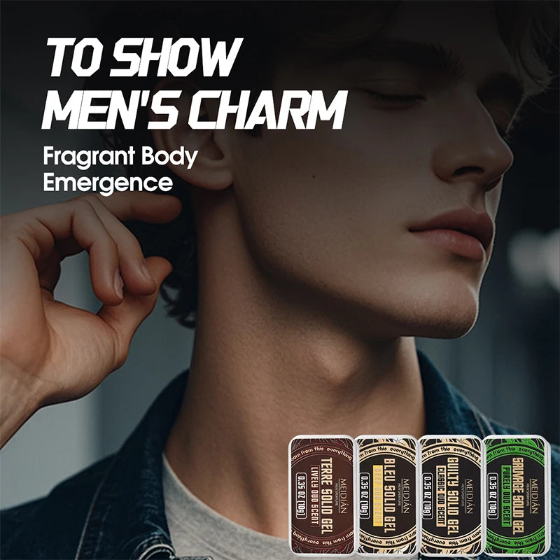 Portable Solid Cologne Perfume Set for Men - 5