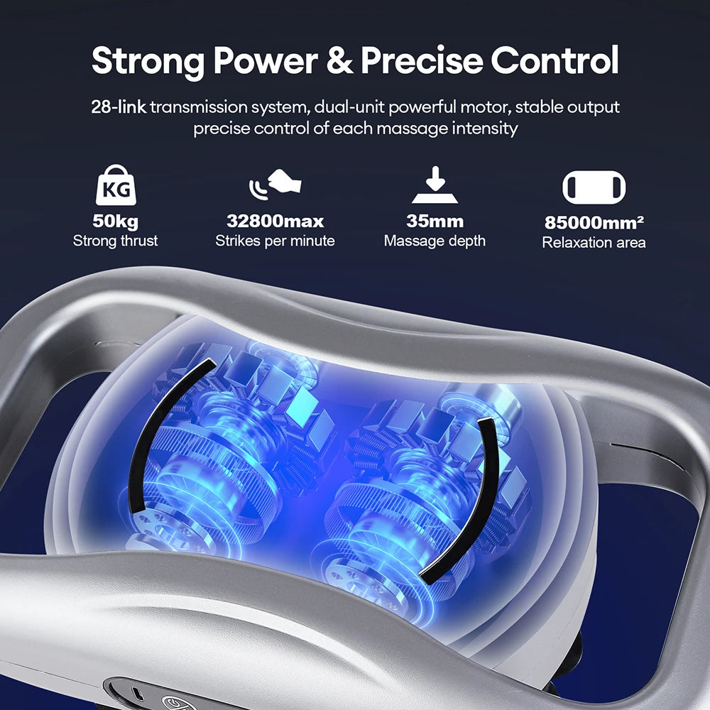 48-Head Deep Tissue Body Massage Gun - 34