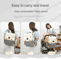 Waterproof Large Capacity Diaper Bag Backpack for Parents