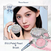 Silk Satin Powder Blush in Seashell Compact