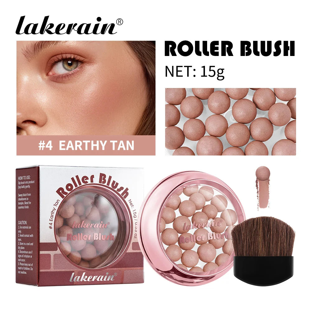 Long-Lasting Shimmering Pearl Blush Powder Beads - 20