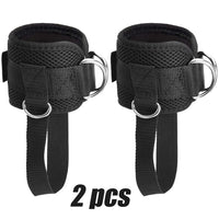 Adjustable Ankle Straps for Cable Machine Kickbacks