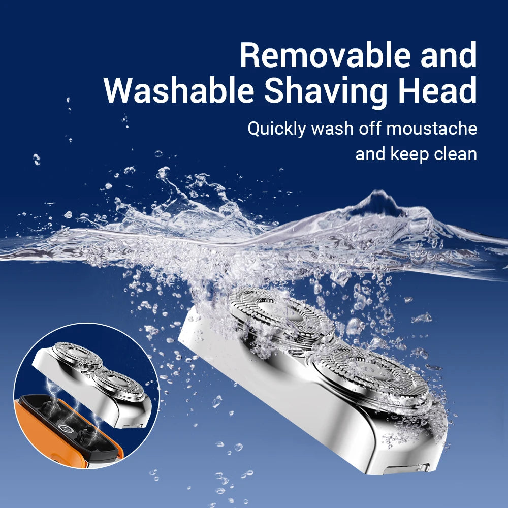 Portable Waterproof Electric Shaver for Men - 9