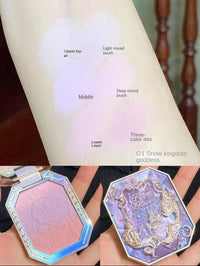 Embossed Floral Matte Blush Palette