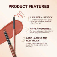 Matte Lipstick and Lip Liner Duo Set