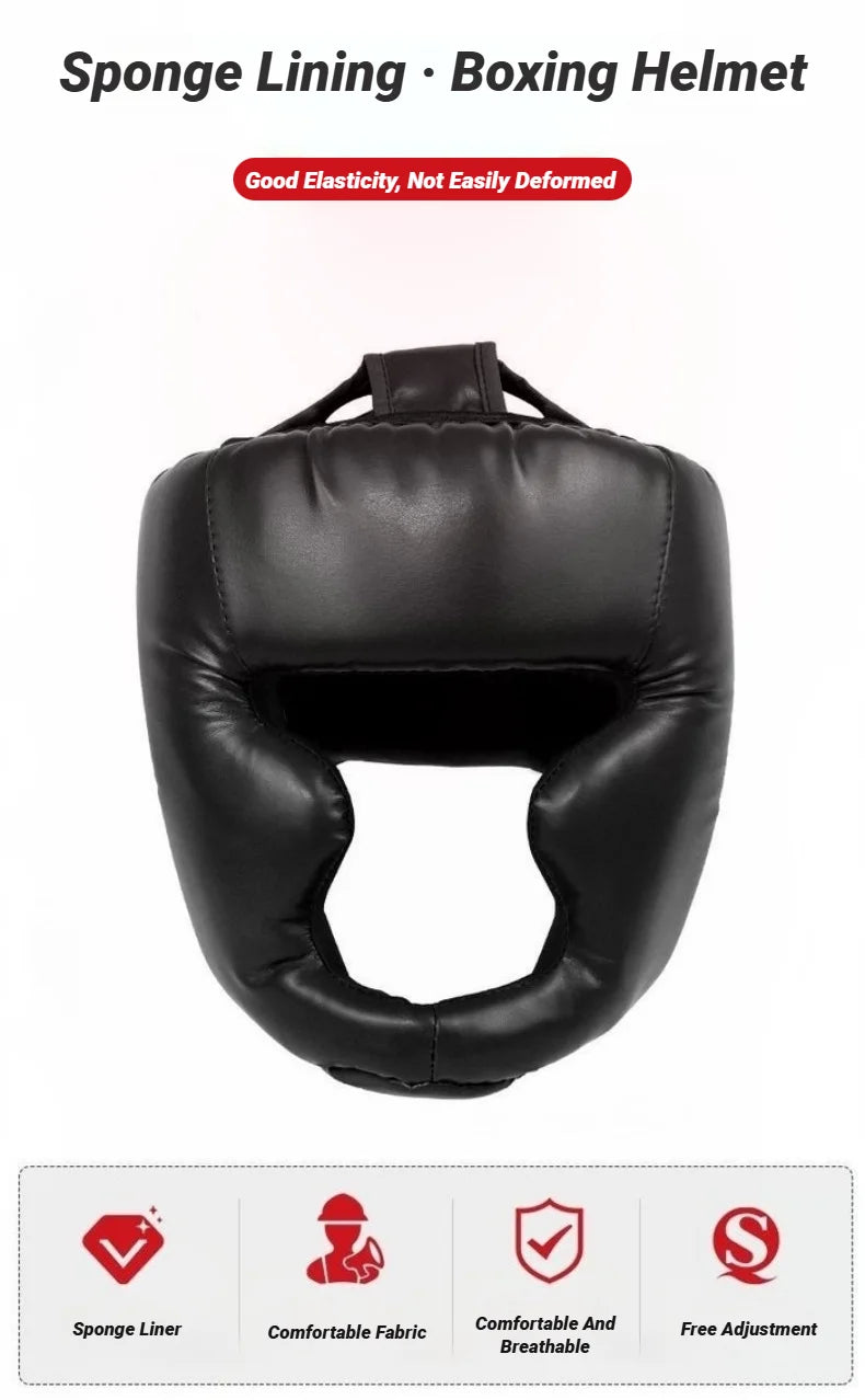 Professional Protective Boxing Headgear for Combat Training - 7