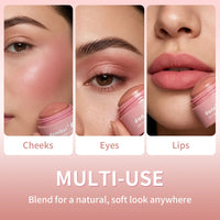 Multi-Use Soft Cream Blush for Cheeks, Lips, and Eyes