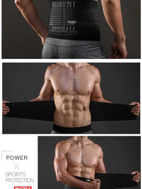 Adjustable Sports Waist & Back Support Trimmer Belt