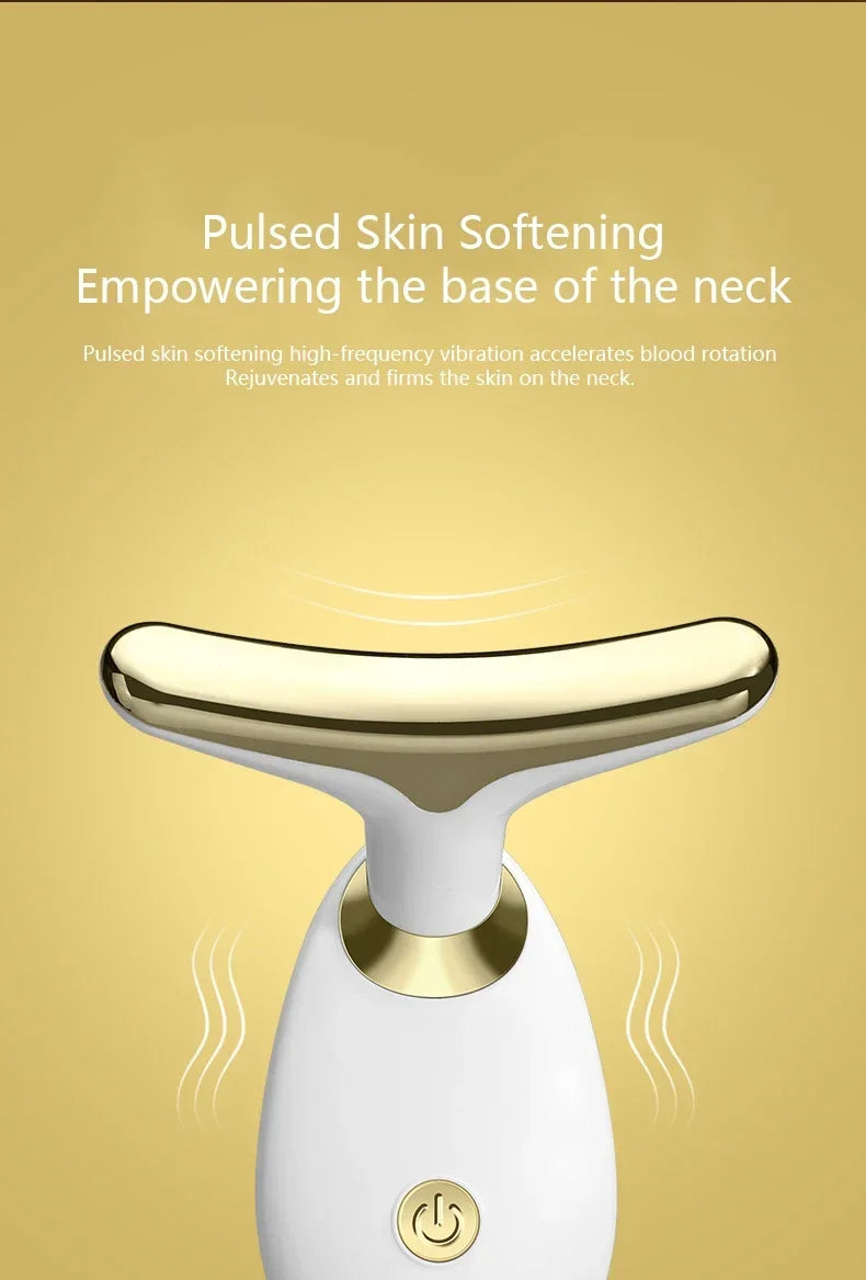 Electric LED Neck and Face Lifting Massager - 18