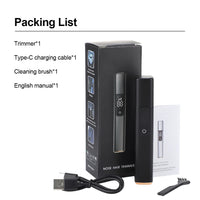 3-in-1 Rechargeable Electric Nose, Ear, and Eyebrow Trimmer Kit