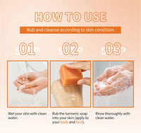 Brightening Turmeric Soap Bar for Face and Body