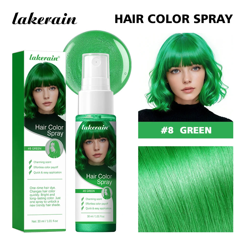 Instant Temporary Hair Color Spray for Parties and Styling - 20