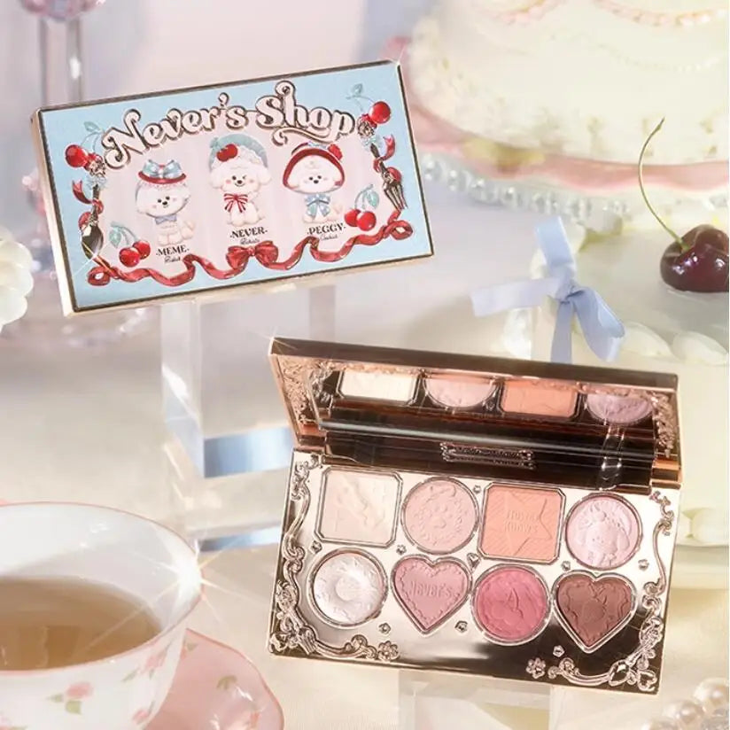 8-Color Glitter and Matte Eyeshadow Palette