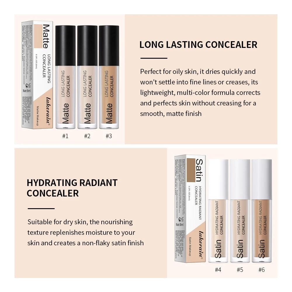 High-Coverage Long-Lasting Matte Face Concealer - 4