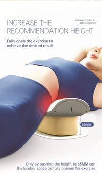 Electric Lumbar Back Stretcher with Vibration and Airbag Traction