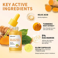 Brightening Kojic Acid and Turmeric Face Serum