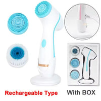 3-in-1 Waterproof Electric Facial Cleansing Brush
