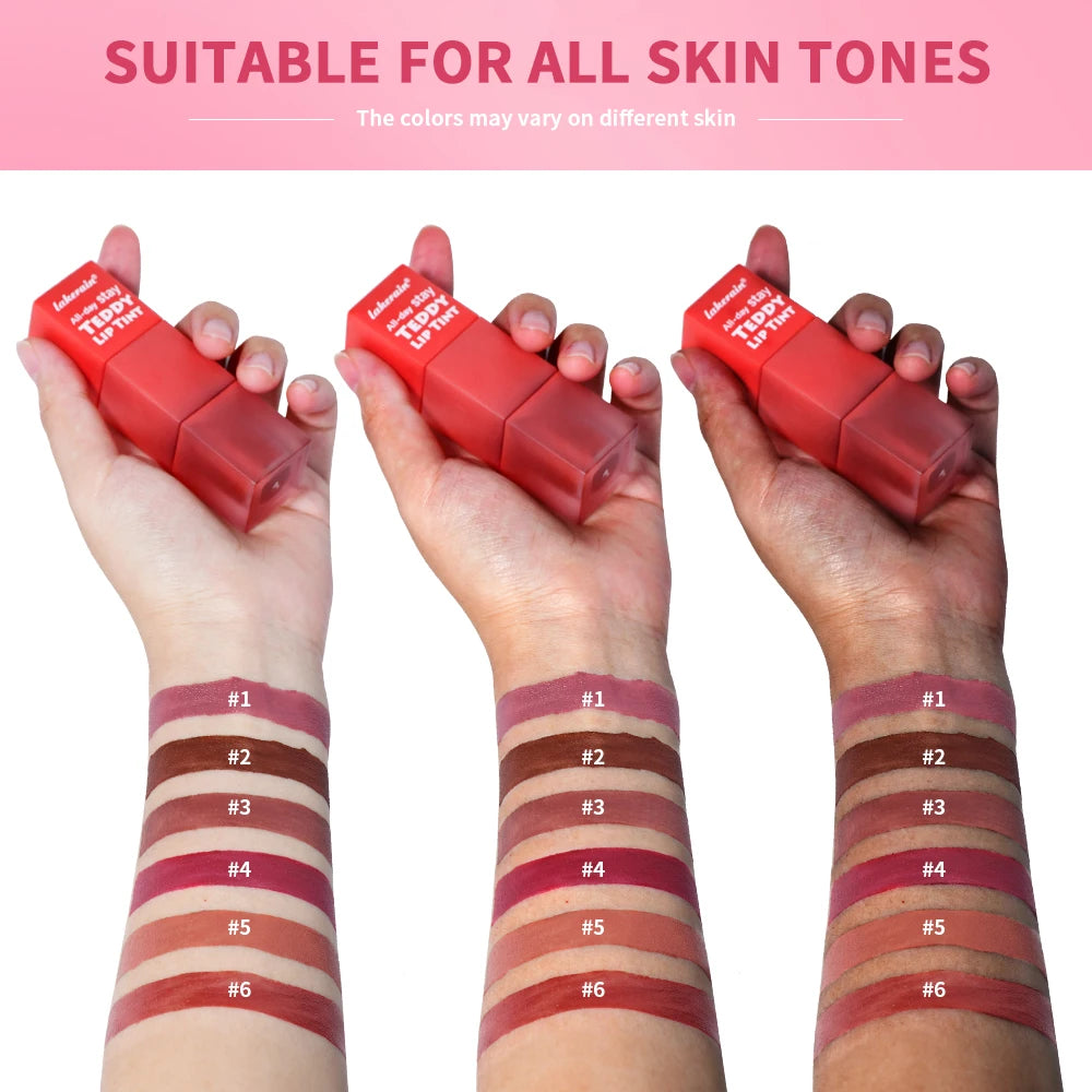 Long-Lasting Waterproof Matte Teddy Lip Tint - 6