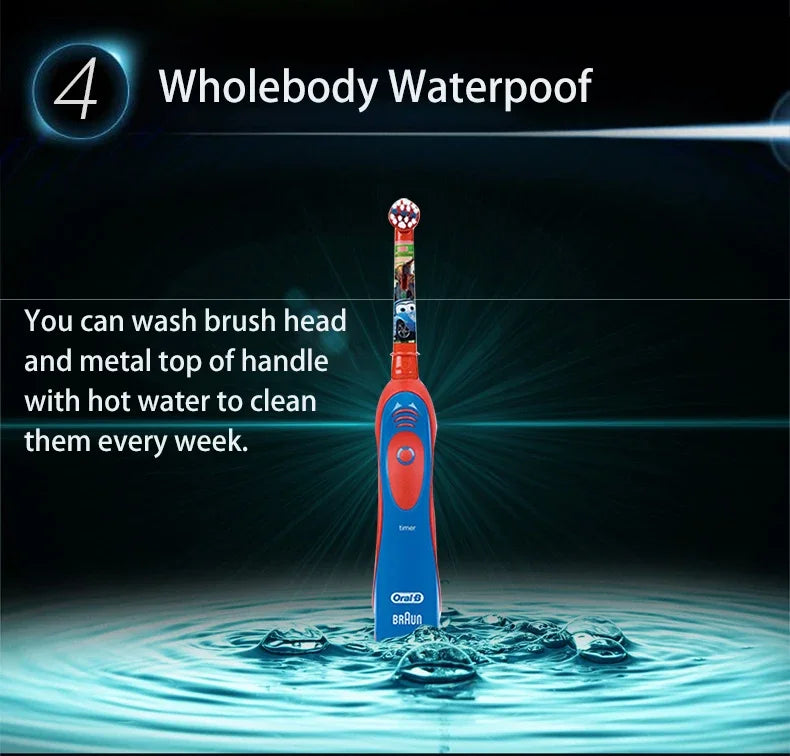 Electric Rotating Toothbrush for Kids with 2-Minute Timer - 12