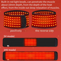 Red Light Therapy Waist Heating Belt for Lumbar Relief