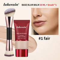 Matte Blur Foundation and Dual-Brush Makeup Set