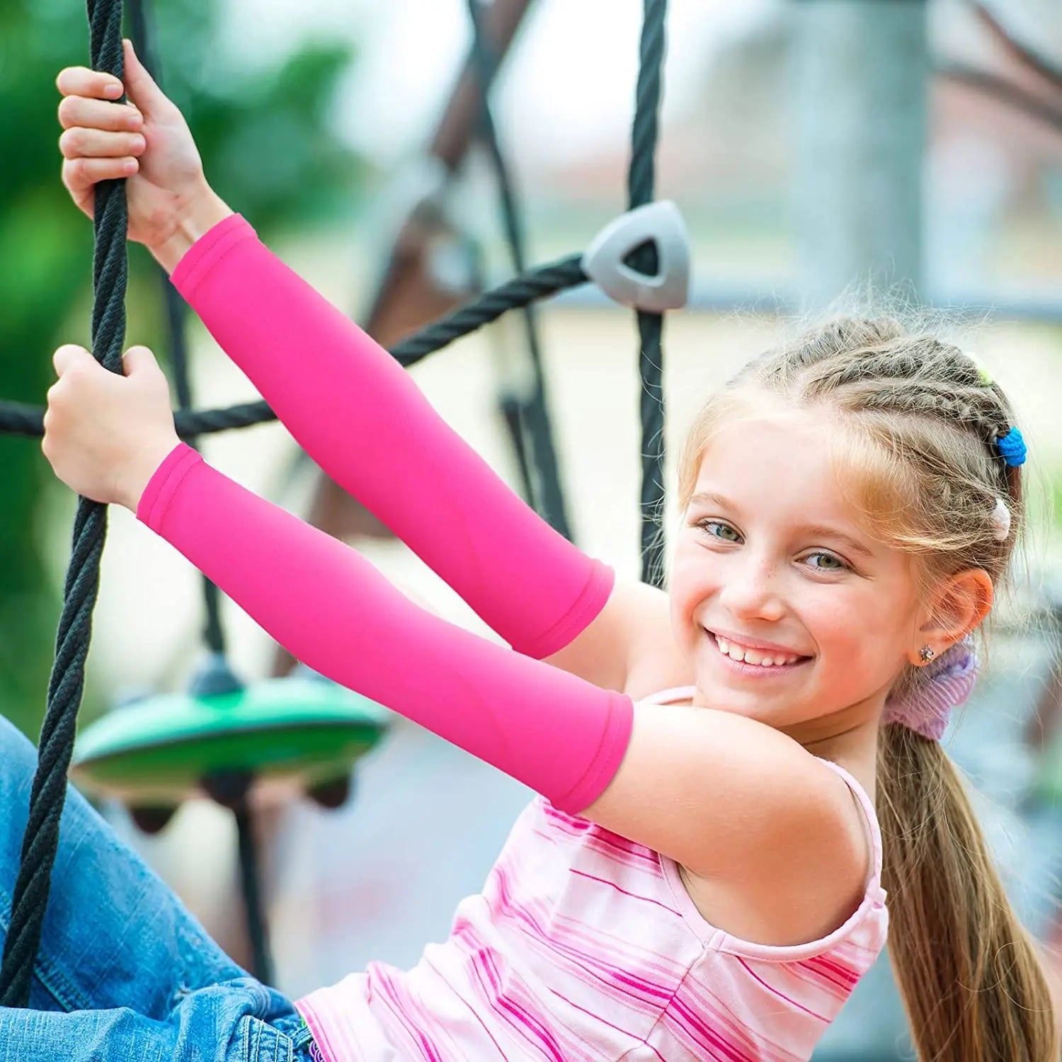 Kids UV Sun Protection Cooling Arm Sleeves - 22