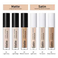 Full Coverage Matte Liquid Concealer for Face