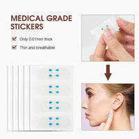 Invisible Face Lifting Tapes for Instant V-Shape Firming