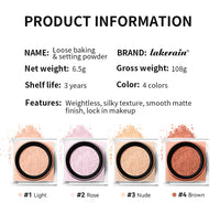Matte Finish Loose Setting Powder for Oil Control