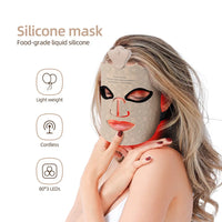 7-Color LED Photon Therapy Silicone Facial Mask