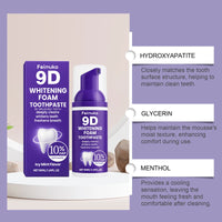 Purple Teeth Whitening Mousse Foam for Deep Stain Removal