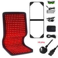 Wearable Red and Infrared Light Therapy Wrap for Muscle Recovery