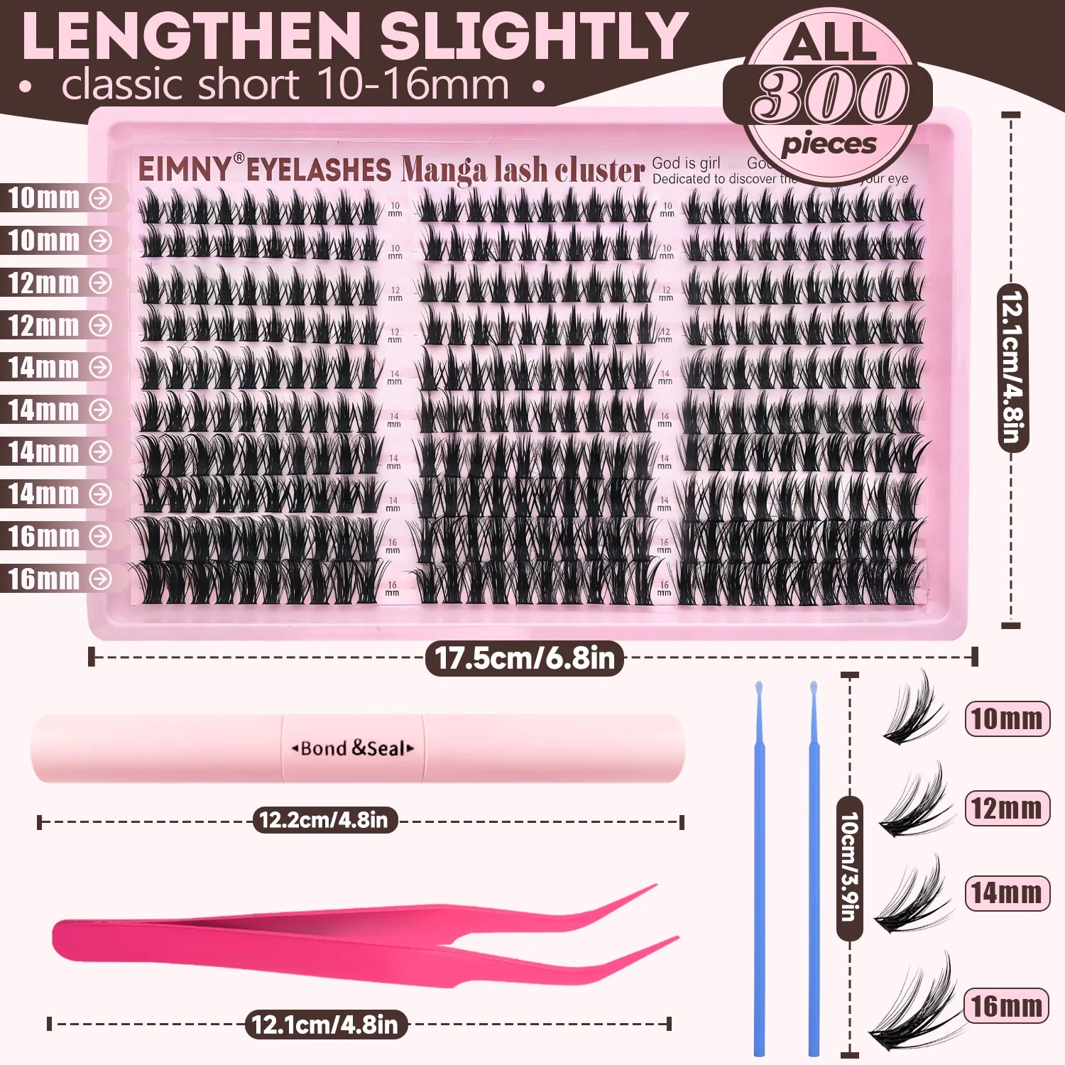 DIY Manga Style Lash Extension Cluster Kit - 3