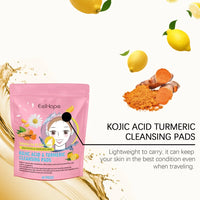 Turmeric Kojic Acid Brightening Facial Cleansing Pads