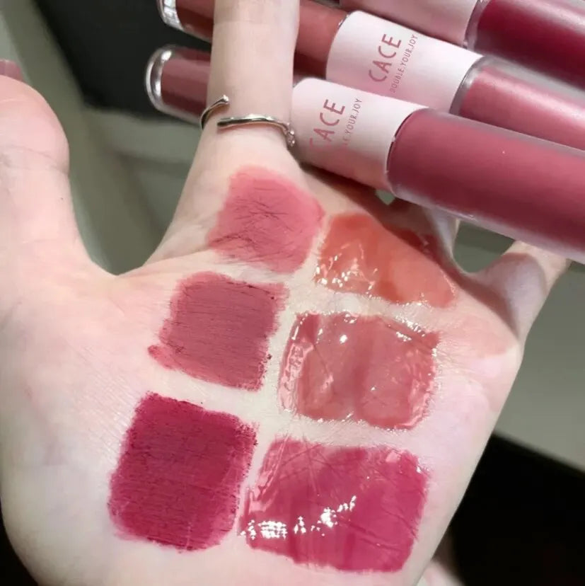 Dual-Ended Long-Lasting Matte & Glossy Liquid Lipstick - 5