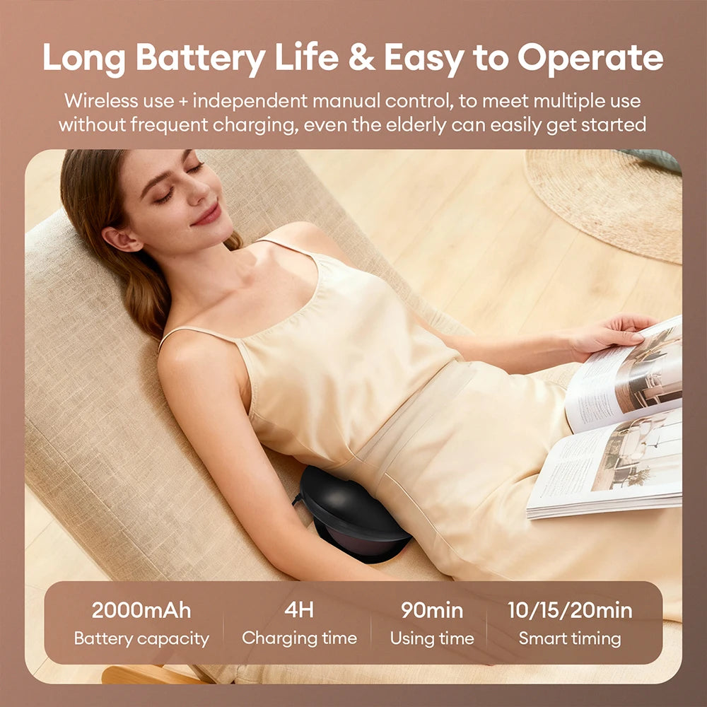 Electric Lumbar Traction Massage Device for Back Pain Relief - 15